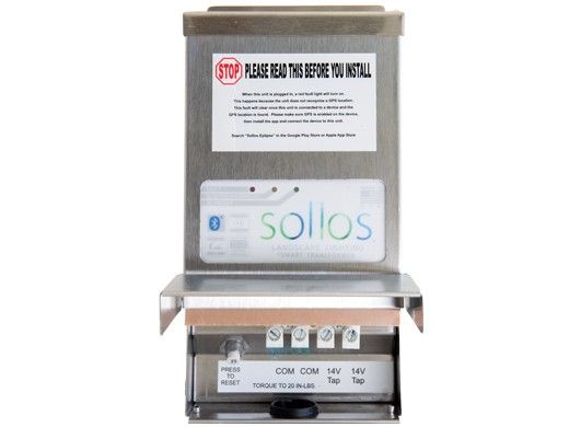 Sollos Smart Transformer | 14V 300W | Stainless Steel Finish | Bluetooth Operated | TR14ST-300 998011