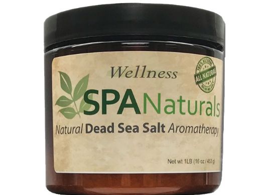 inSPAration Spa Naturals Dead Sea Salt Crystals | Sandalwood | 16oz Jar | 596