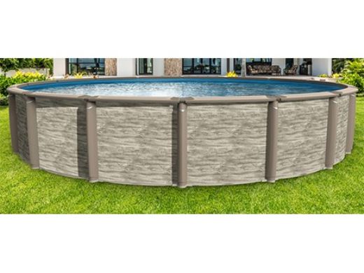 Azor 12' Round Above Ground Pool | Ultimate Package 54" Wall | 184755