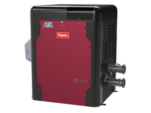 Raypak AVIA Digital Low NOx Natural Gas Pool and Spa Heater | 399k BTU | Altitude 0-9999 Ft | Copper Heat Exchanger | P-M404A-EN-C 018069 | P-D404A-EN-C 018093 | P-R404A-EN-C 018033