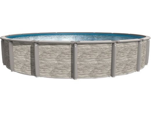 Azor 21' Round Above Ground Pool | Ultimate Package 54" Wall | 184782