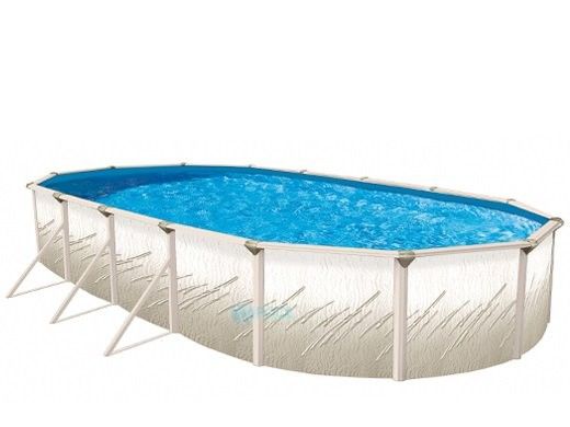 Pretium 15'X30' Oval Above Ground Pool | Ultimate Package 52" Wall | 184820