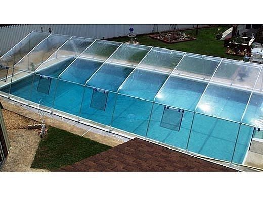 Fabrico Sun Dome All Vinyl Dome for InGround Pools | 24' x 46' | 211535