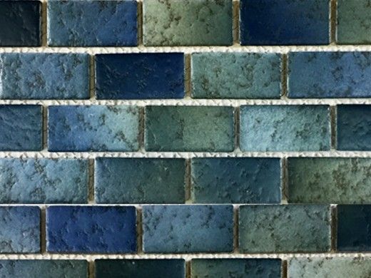 Fujiwa Tile Glasstel Mosaic Series 7/8" x 1-7/8" | Marine Matte | Glasstel-76