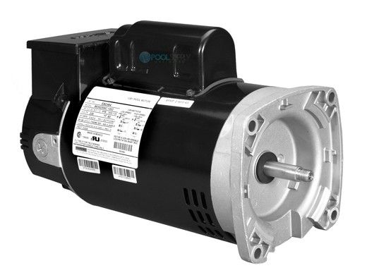 Replacement Threaded Shaft Pool Motor 1HP | 230V 56J C-Frame Full-Rated | Two Speed with Timer | ASB2975T