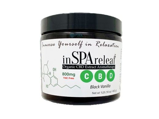 inSPAreleaf CBD Aromatherapy | Black Vanilla | 16oz. Crystals | 1697