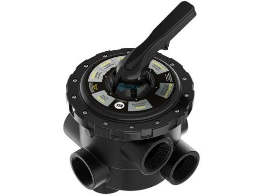 Jandy 3" Multiport Valve | Universal-Mount Threaded Port Fittings | 50 psi | BWVL-MPV-3U