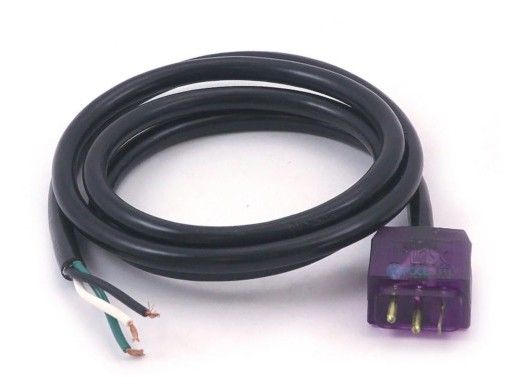 HydroQuip Blower Cord | 18/3 48" Cord | Violet | 30-0200-48C