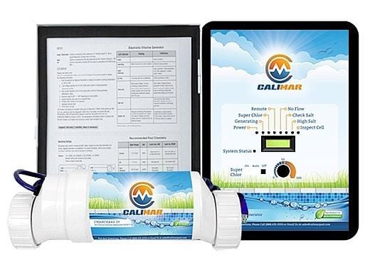 CaliMar® Salt Chlorinator for Inground Pools | Up to 60,000 Gallons | CMARSHA60-3Y