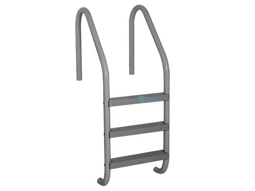 Saftron Economy 5-Step Ladder | .25" Thickness 1.90" OD | 24" W x 72" H | Graphite Gray | P-324-L5-GG