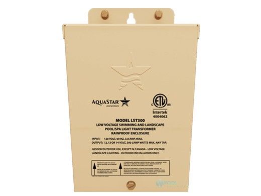 AquaStar Pool and Spa Light Transformer | Quite Performance | 300W 120V to 12 13 or 14V | LST300