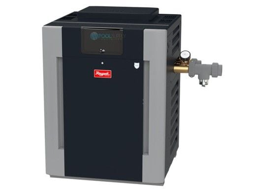 Raypak Analog Propane Gas Pool Heater 266k BTU | Millivolt Standing Pilot | 3000' - 4999' Elevation | P-M266A-MP-C 009927 | P-R266A-MP-C 009209