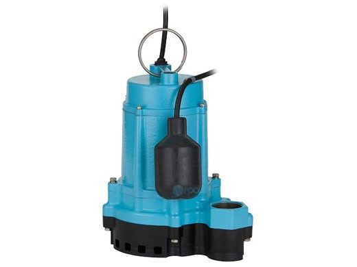 Franklin Electric Little Giant 6EC Series Cast Iron Sump Pump | 1/3HP 115V 600W 53 GPM PSC Motor 20-Foot Power Cord | 506858