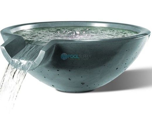 Slick Rock Concrete 30" Round Camber Water Bowl | Denim | No Liner | CR3012-DENIM