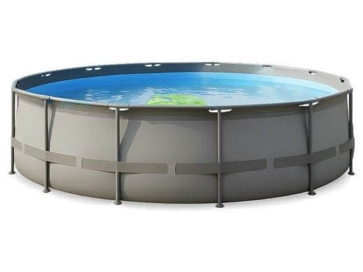 CaliFun Soft Sided Frame Above Ground Swimming Pool Package | 18' Round 52" Tall | 187338