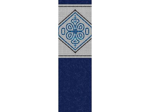 33' Round Uni-Bead Above Ground Pool Liner | Mangalore Mosaic Pattern | 52" Wall | Heavy Gauge | NL322-40