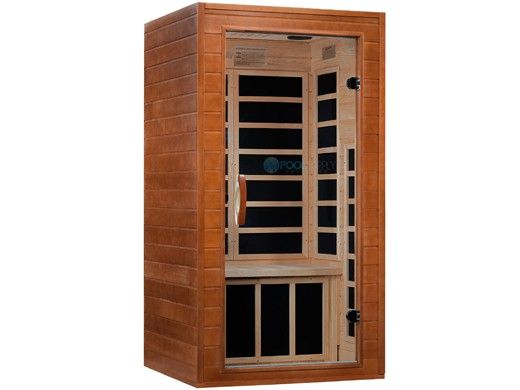 Golden Designs Dynamic Avila 1-2 Person Low EMF FAR Infrared Sauna | Hemlock | DYN-6103-01