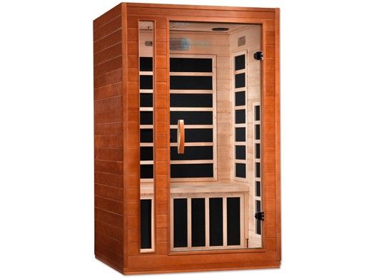 Golden Designs Dynamic Cardova 2-Person Ultra Low EMF FAR Infrared Sauna | Hemlock | DYN-6203-01 Elite