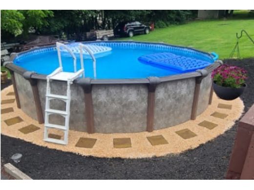 21' Round Resin <b>Salt Friendly</b> Coronado | 54" Wall