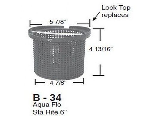 Aladdin Basket for Aqua Flo Sta Rite 6" | B-34