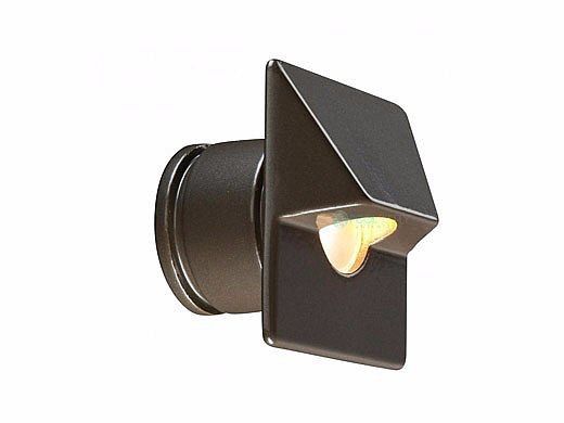 FX Luminaire PO 1LED Wall Light | Square | Black | PO-1LED-SQ-FB