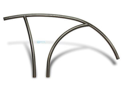 SR Smith Artisan Series Deck-Mounted Stair Rail Single | Hammertone Finish | ART-1004-HT