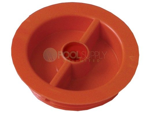 AquaStar Winterizing Plaster Cap with O-Ring 1.5" | Orange | CS109