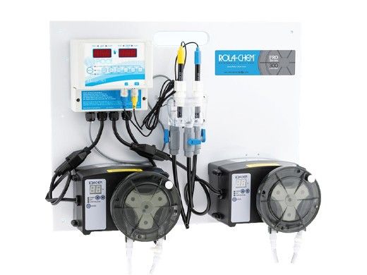 Rola-Chem Ready to Mount System pH Liquid Acid-ORP Liquid Chlorine System | 554502