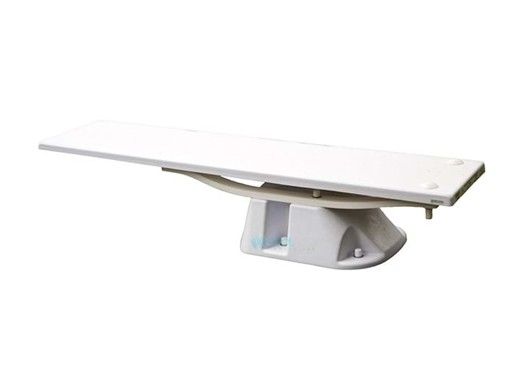 SR Smith Salt Pool Jump System Complete | 8ft Frontier III Diving Board Pewter Gray and Base | SALTPOOLJUMP 8-KIT