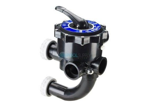Praher Side Mount Multi-Port Control Valve for D.E. Filters | 2" FIP ABS Pre-Plumbed | SM2-HPXR50