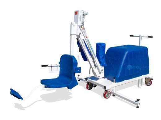Aqua Creek Mighty Voyager Designer Series Pool Lift | Portable | Blue | F-VGRPL