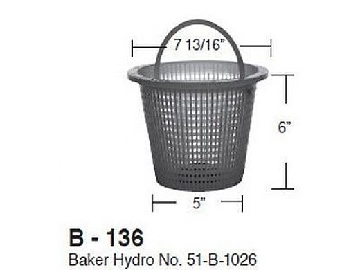 Aladdin Plastic Basket for Baker Hydro No. 51-B-1026 | B-136