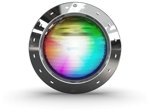 Jandy Infinite WaterColors Niched RGBW LED Pool Light | Stainless Steel Facering | 50W 14V 100' Cord | IWCP50W100