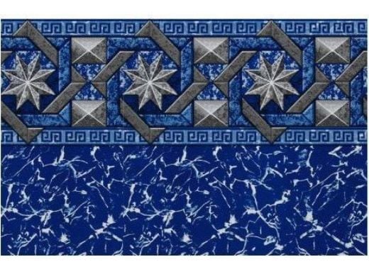 12' x 24' Oval HII (Doughboy) Evening Star E-Z Clip Pool Liner | 52" Walls | 0-2412 STAR 2