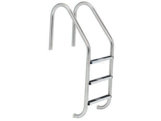 SR Smith Standard Plus 3-Step Commercial Ladder | Marine Grade - Stainless Steel Treads | 10052-MG