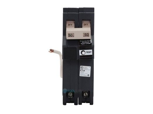 Cutler Hammer CH GFCI Circuit Breaker 2-Pole 50-Amp | CH250GFT