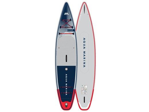 Aqua Marina Touring iSUP | Coil Leash | Hyper - Navy | 12' 6" x 32" | BT-23HY02
