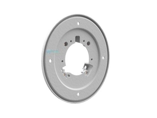 AquaStar 4" Round HP Bulkhead to 6" Round HP Cover Adapter Plate | White | 4HPAPK101