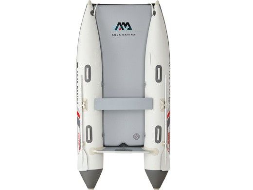 Aqua Marina Premium Aircat Inflatable Catamaran Watercraft | Air Deck | 5-Person | 11' x 63" | BT-AC335