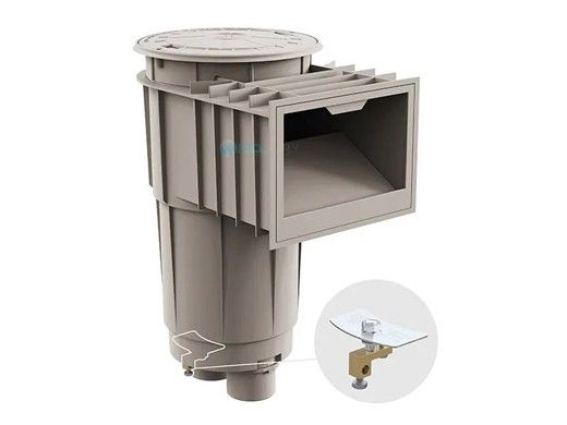 Hayward SkimMaster Skimmer with Float Valve Grey | 2" x 2.5" Slip Ports | SP1072S2GR