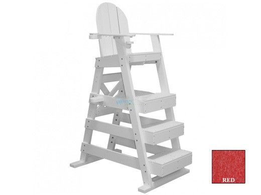 Tailwind Furniture 3-Step Lifeguard Chair | 50" Seat | Red | LG515R