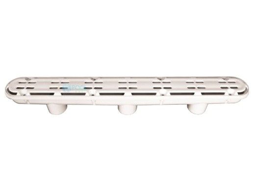 AquaStar 32" Anti-Entrapment Anti-Vortex Style Channel Drain Only | No Frames | White | 32CDAVNFK101