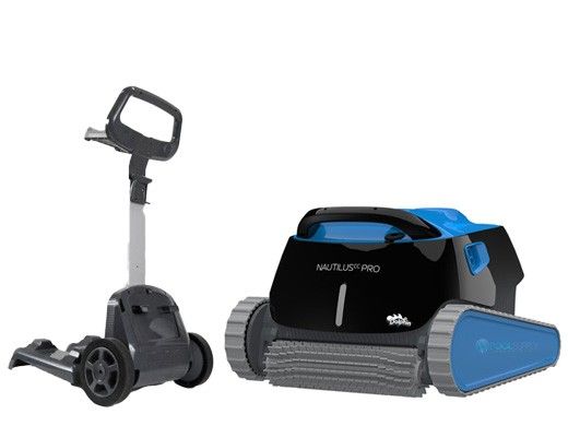 Maytronics Dolphin Nautilus CC Pro Plus WiFi Connected Robotic Pool Cleaner with Caddy | 99996207-CADDY