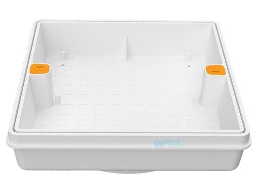 AquaStar Fill-Lid Standard Square 11'' Skimmer Cover and Frame | Tan | SFL11108