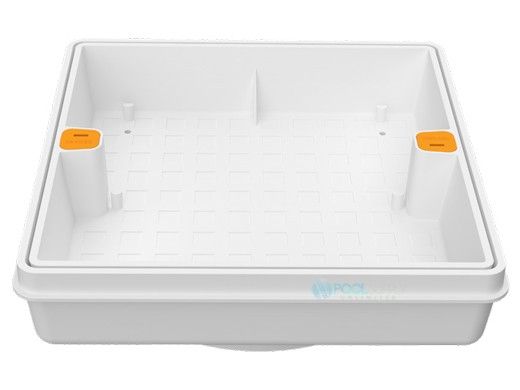 AquaStar Fill-Lid Standard Square 11'' Skimmer Cover and Frame | Clear | SFL11100