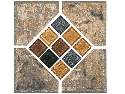 National Pool Tile Verona 6x6 Series | Tavora Tan Deco | VR682 DECO SL