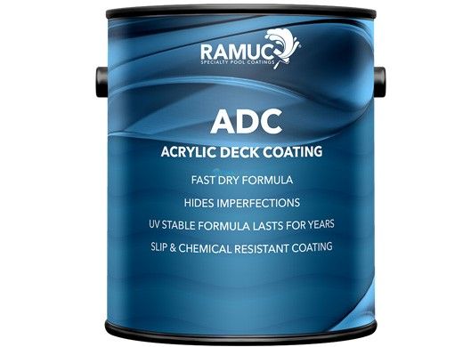 Ramuc ADC Water-Based Acrylic Deck Coating | 1-Gallon | Dune Shadow | 940225401