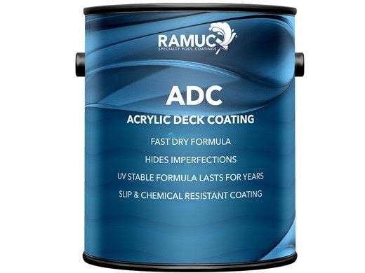 Ramuc ADC Water-Based Acrylic Deck Coating | 1-Gallon | Cayman Sand | 940225601