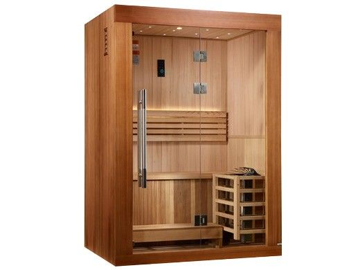 Golden Designs Sundsvall 2-Person Traditional Steam Sauna | Cedar | GDI-7289-02