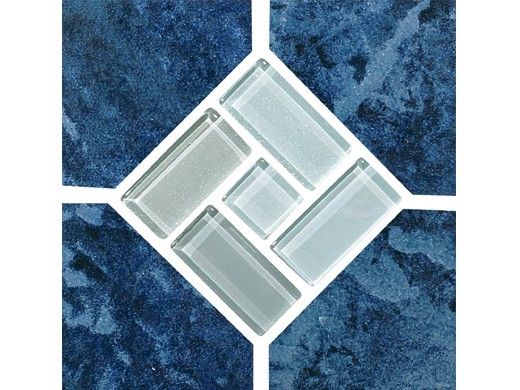 National Pool Tile Blue Seas 6x6 Series | Royal Blue | SEA-ROYAL DECO GL